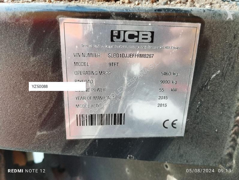 عربة قلابة JCB 9TFT(8267)