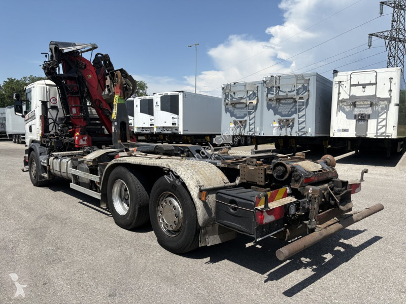 Camion Scania G480 6x2 Abroller mit Kran...