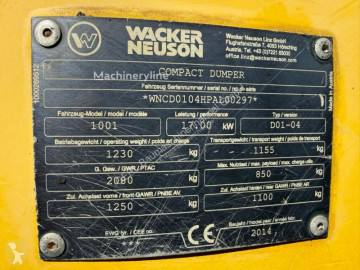 Mini dumper Neuson