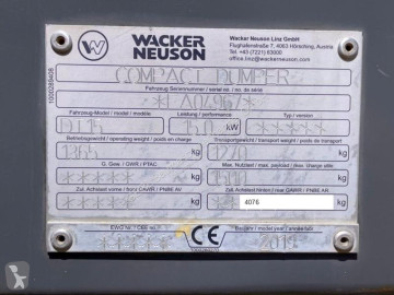 Dumper de cadenas Neuson