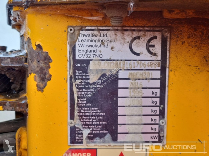 Sklápěčka Thwaites 1 Ton