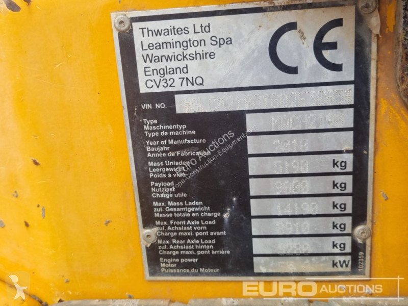 Basculantă Thwaites 9 Ton