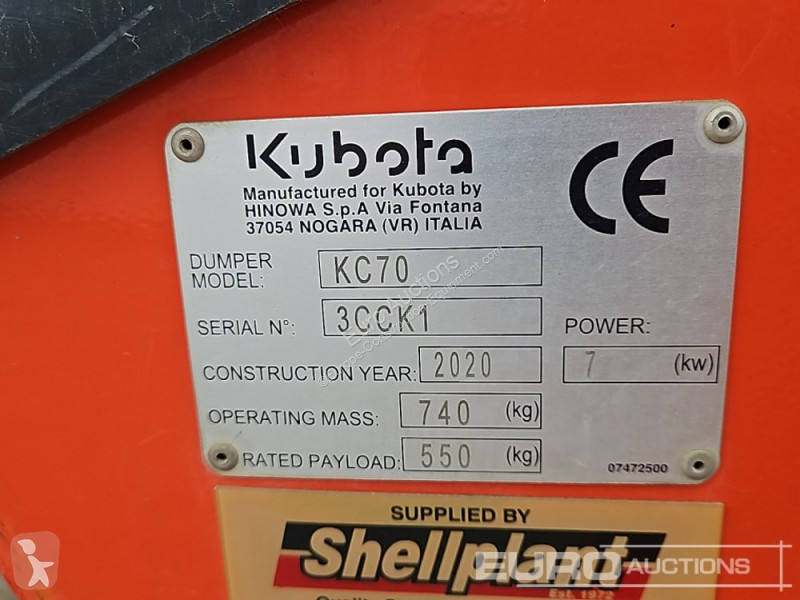 Basculantă Kubota