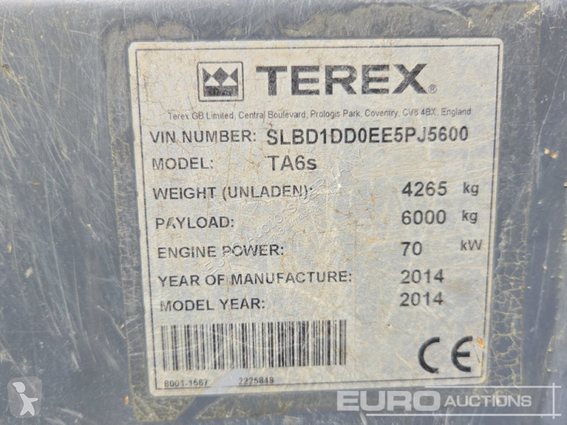 عربة قلابة Terex TA6S