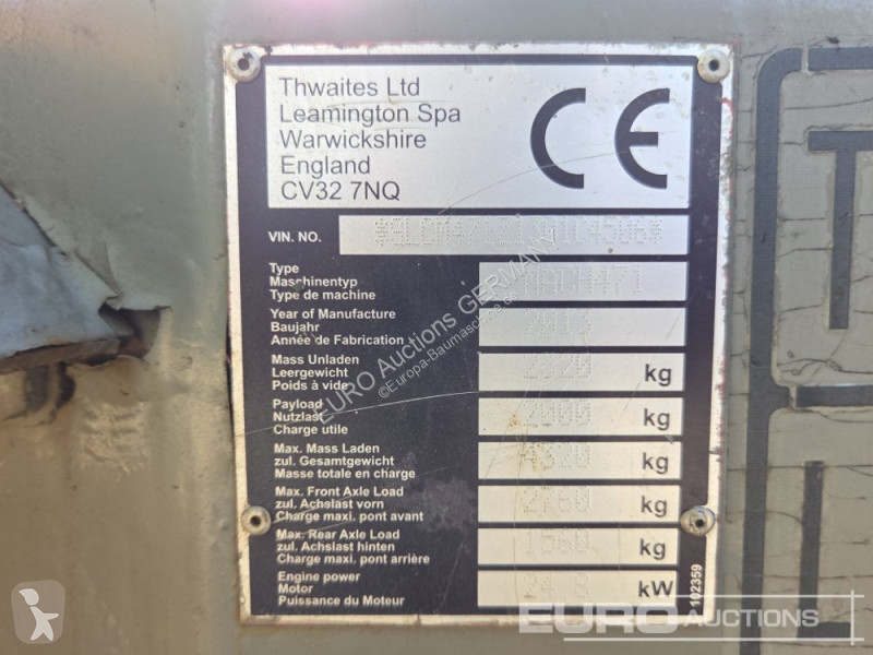 عربة قلابة Thwaites MACH 471