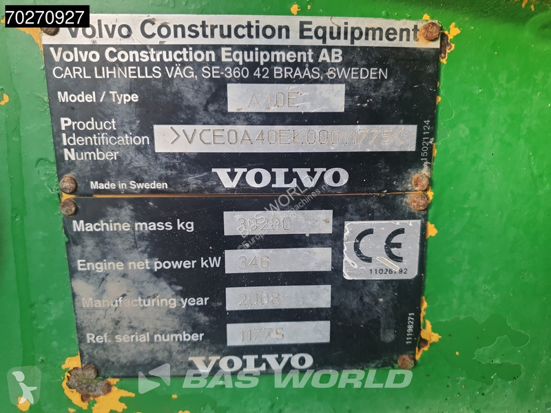 Dumper Volvo E