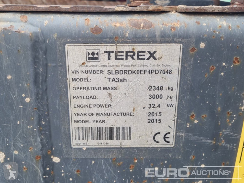 Højsidet godsvogn Terex TA3SH