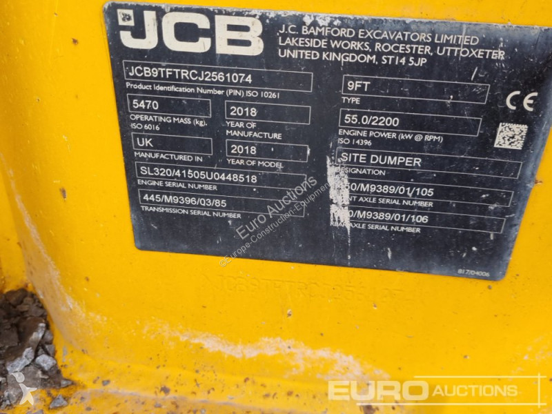 Dumper JCB 9TFT