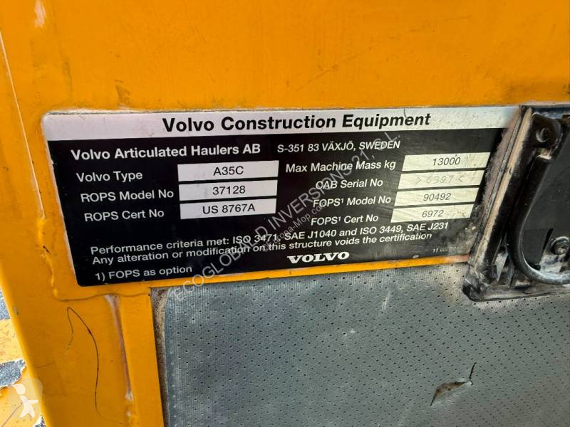 عربة قلابة Volvo