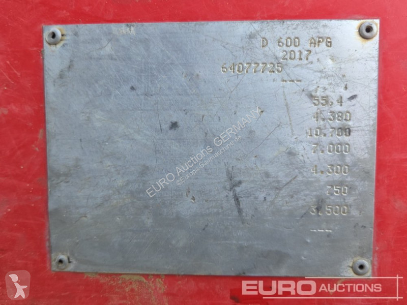 عربة قلابة Ausa D600APG