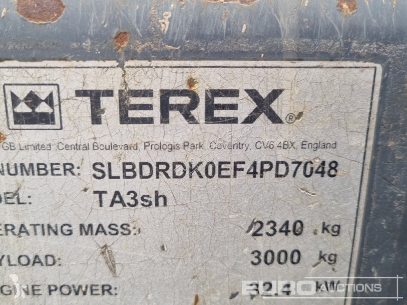 Højsidet godsvogn Terex TA3SH