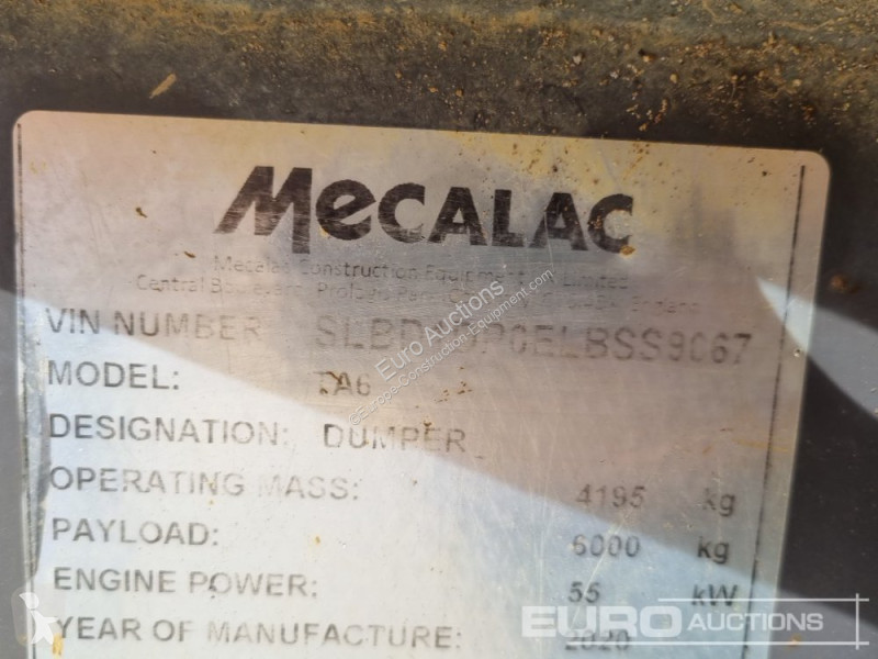 Sklápěčka Mecalac TA6