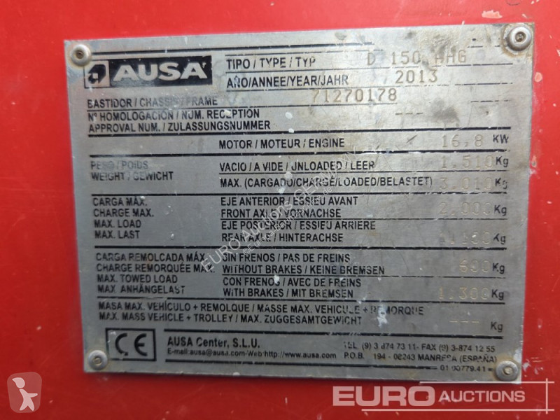 Tippvagn Ausa D150 AHG