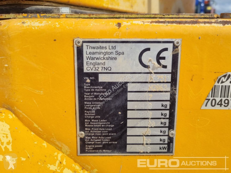 Basculantă Thwaites 6 Ton