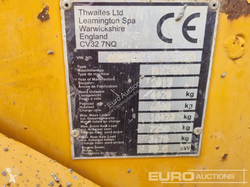 Basculantă Thwaites 6 Ton Swivel Skip