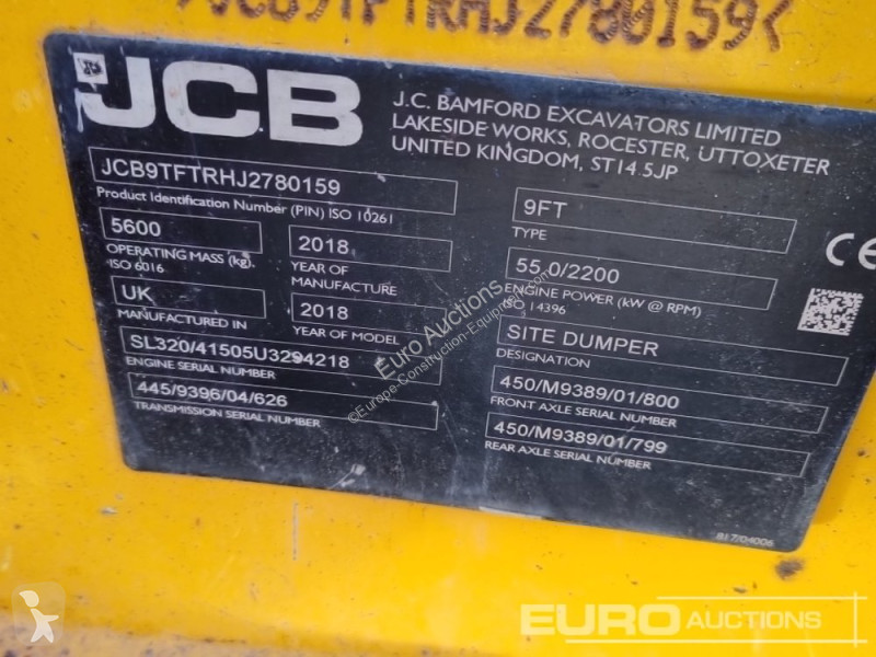 Dumper JCB 9TFT