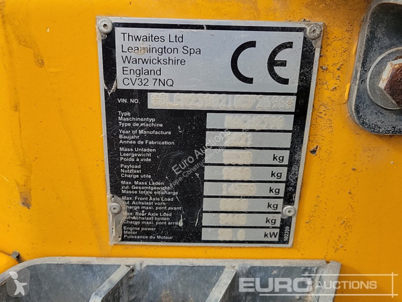 Basculantă Thwaites 9 Ton