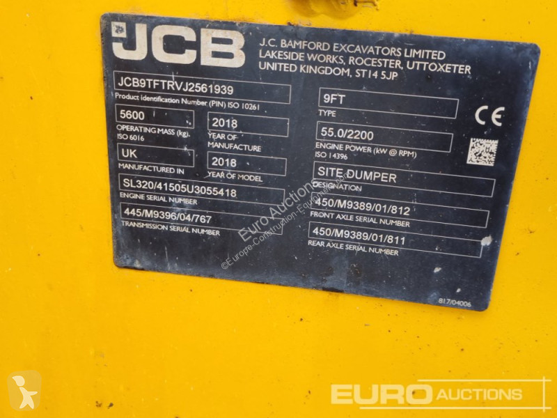 Sklápěčka JCB 9TFT