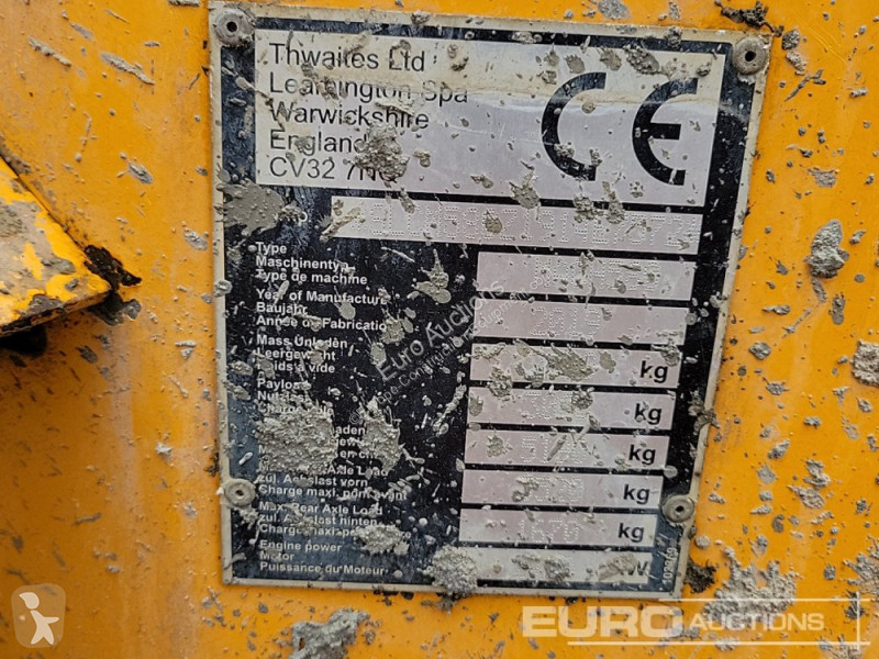 Sklápěčka Thwaites 3 Ton Swivel Skip