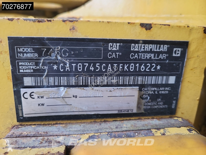 Dumper Caterpillar TAIL GATE
