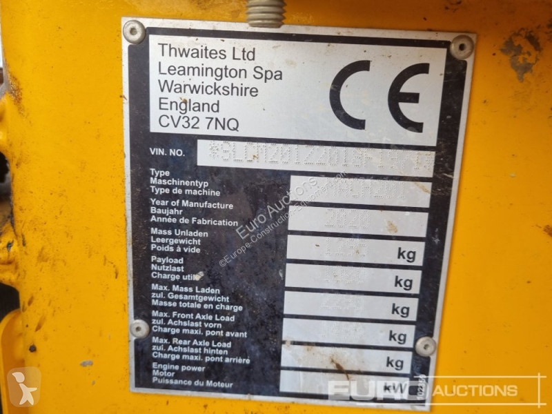 Dumper Thwaites 1 Ton