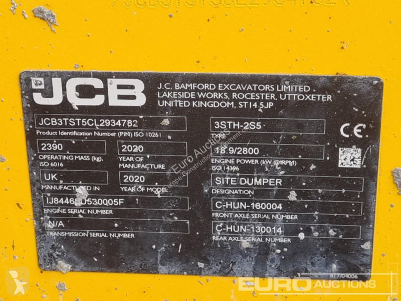 عربة قلابة JCB 3STH