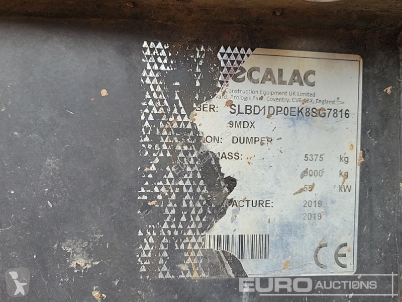 Basculantă Mecalac 9MDX