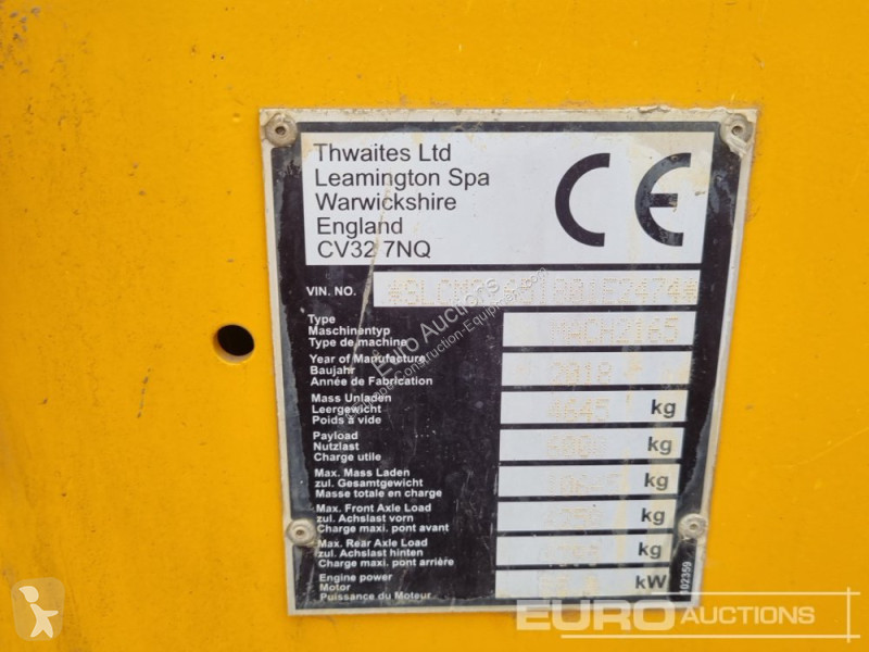 Basculantă Thwaites 6 Ton