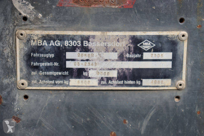 Tombereau MBA 2060R