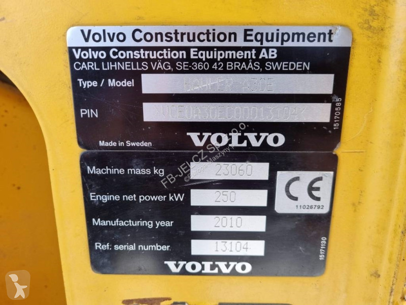 Højsidet godsvogn Volvo Wozidło Dumper VOLVO 6x6
