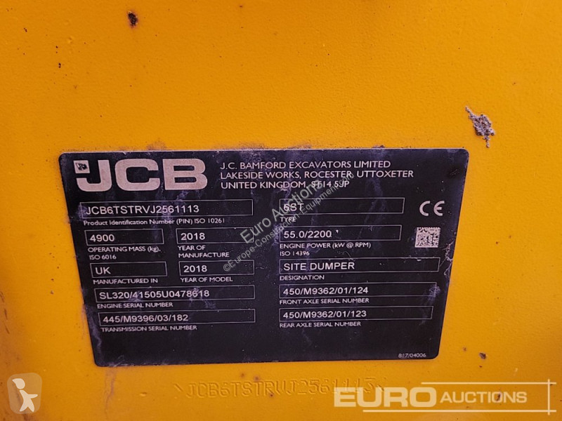 Basculantă JCB 6TST