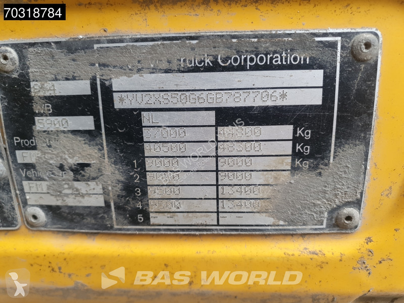 Højsidet godsvogn Volvo X 520 X 32m3 AJK Pusher...