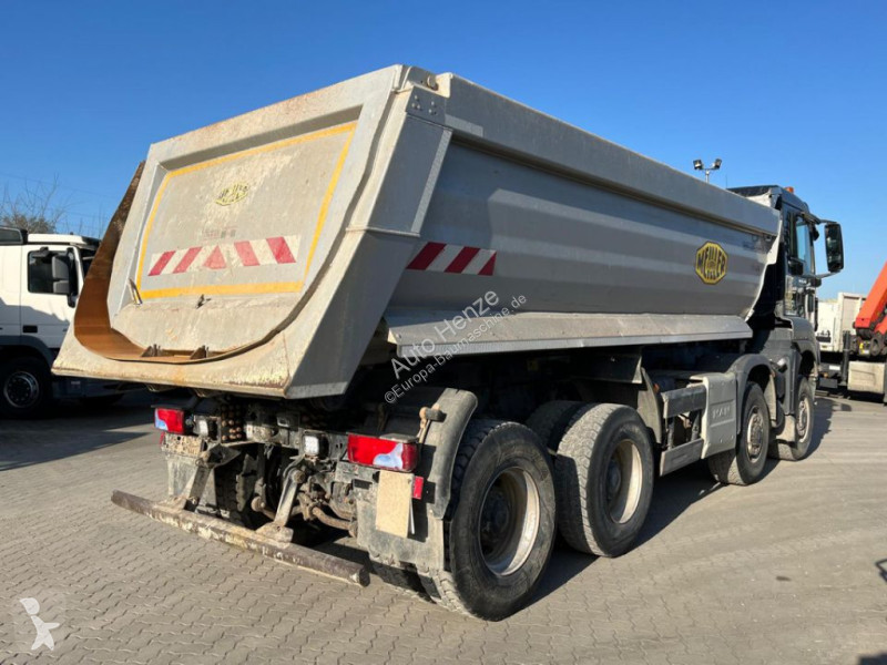 Højsidet godsvogn MAN TG-S 35.460 8x6 BB 4 Achs...