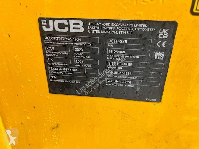 Dumper JCB 3t