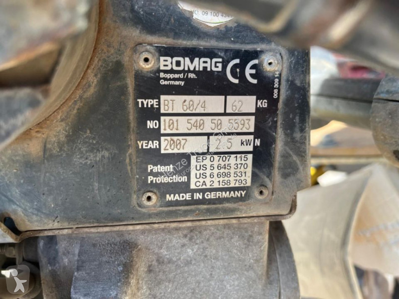 Jordstamper Bomag Sonstige BT 60 4 Diverse...