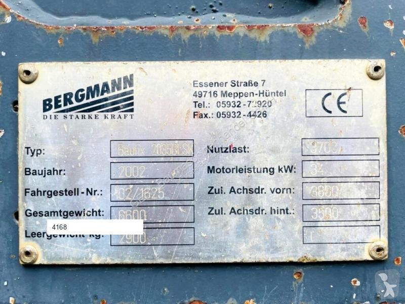 Tippvagn Bergmann Baufix BL SK