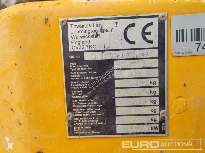 Basculantă Thwaites 9 Ton