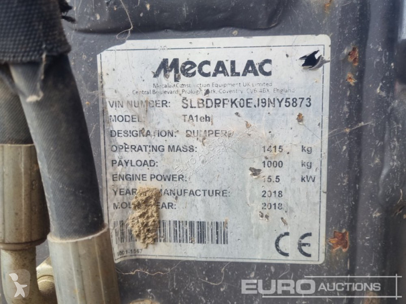 Basculantă Mecalac TA1EH