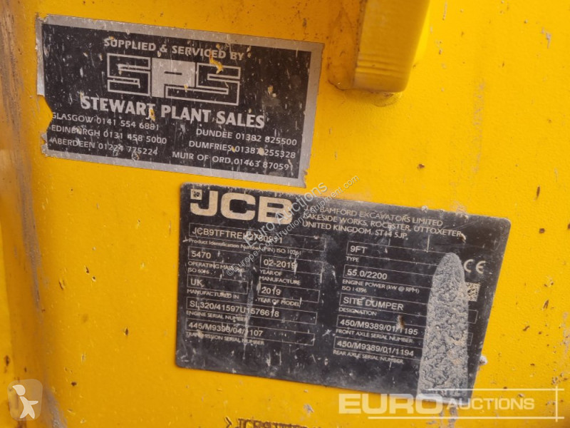 Sklápěčka JCB 9TFT