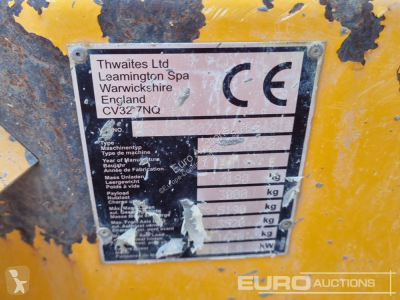Sklápěčka Thwaites 3 Ton