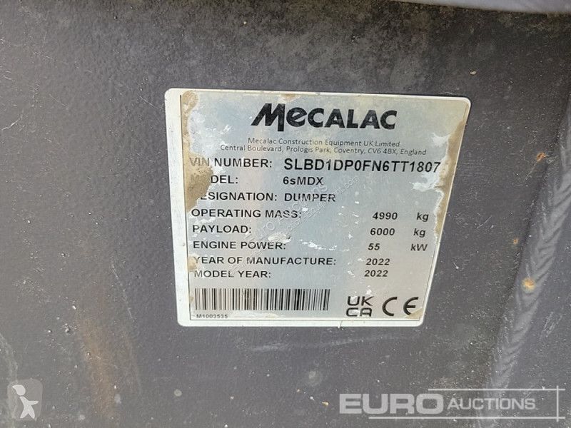 Basculantă Mecalac 6SMDX