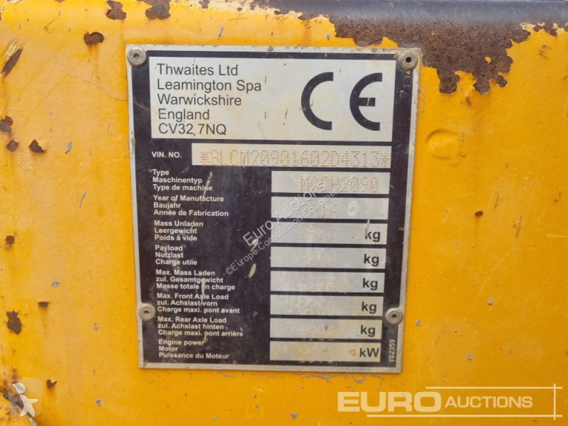 Sklápěčka Thwaites 9 Ton