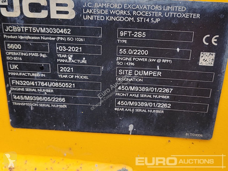 Basculantă JCB 9TFT