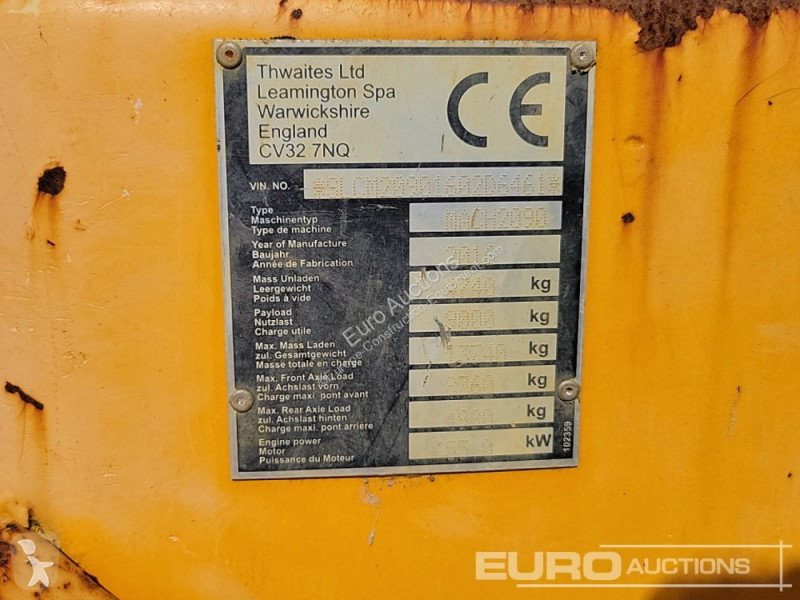 Basculantă Thwaites 9 Ton