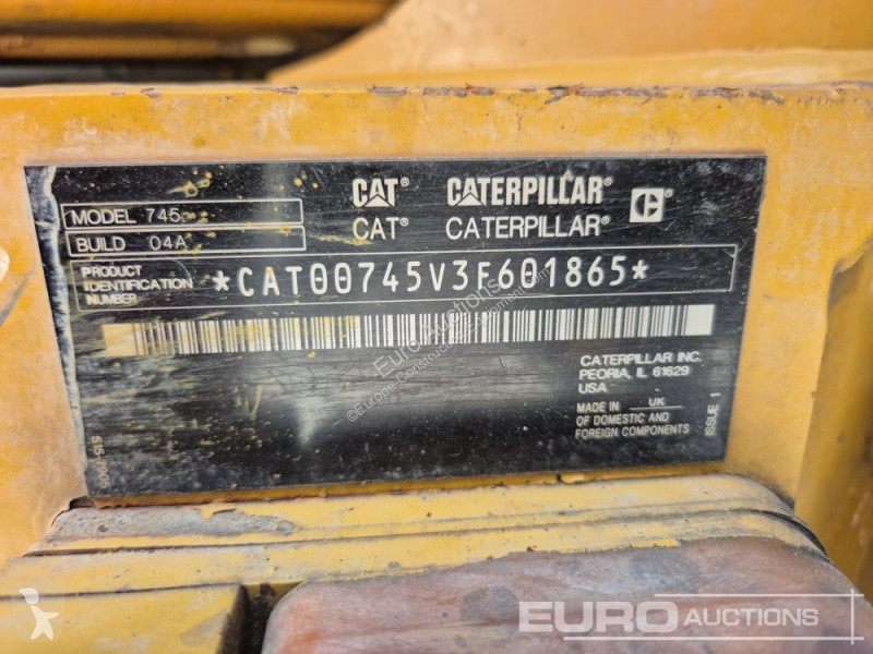 Basculantă Caterpillar 745