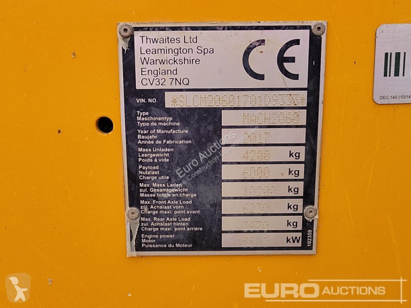 Basculantă Thwaites 6 Ton
