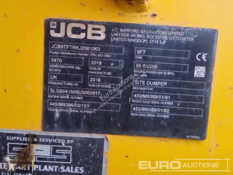 Dumper JCB 9TFT