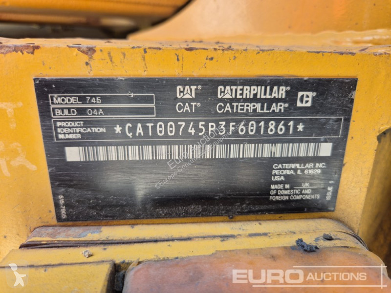 Basculantă Caterpillar 745