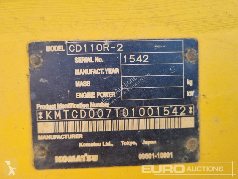 Basculantă Komatsu CD110R-2