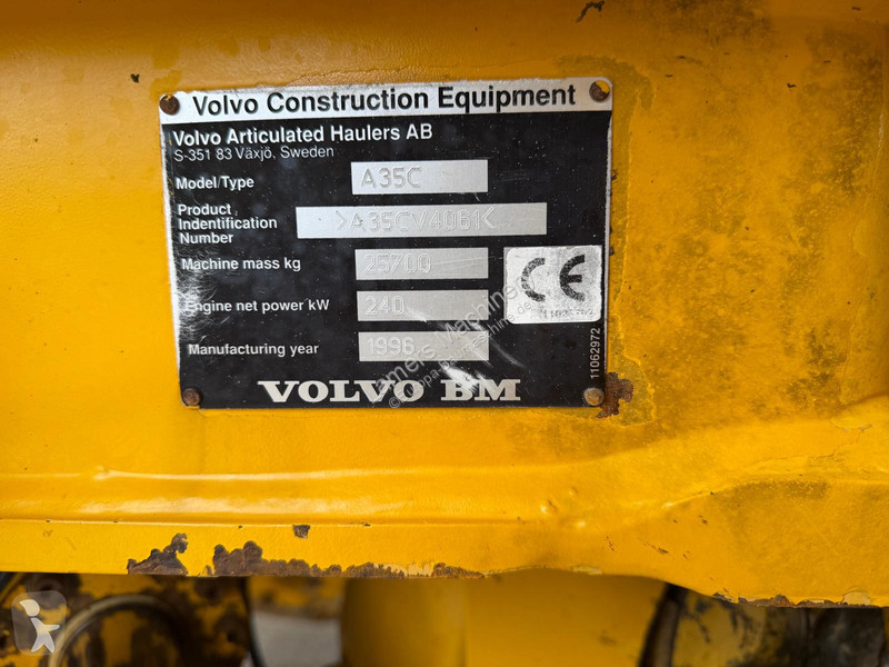 Tombereau Volvo